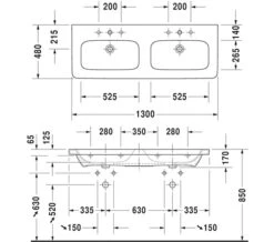 Duravit DuraStyle 1230 X 448mm Wall Mounted 1 Pull Out Compartment Vanity Unit -Burlington Shop M 2015 11 6 12 25 47 51