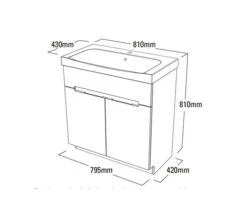Roper Rhodes Diverge 810mm High Freestanding Unit 9 Roper Rhodes Diverge 810mm High Freestanding Unit -Burlington Shop M 2015 3 17 7 12 26 537