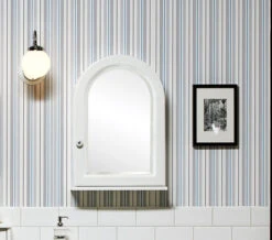 Miller Traditional 1903 Arched Framed White Cabinet 494 X 706mm -Burlington Shop M 2015 3 9 11 19 25 561