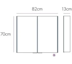 HIB Xenon Double Door 700mm High LED Illuminated Aluminium Cabinet -Burlington Shop M 2016 1 21 13 44 54 509