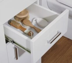 Nuie Eden Floor-Standing 3 Door And 2 Drawer White Cabinet With Basin 19 Nuie Eden Floor-Standing 3 Door And 2 Drawer White Cabinet With Basin -Burlington Shop M 2016 3 30 6 2 9 380