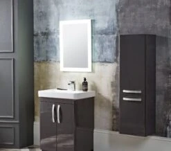 Tavistock Compass 350 X 1200mm Two Door Wall Hung Storage Column Unit