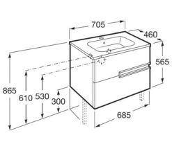 Roca Victoria-N Unik 565mm High Wall Hung Unit With Basin 9 Roca Victoria-N Unik 565mm High Wall Hung Unit With Basin -Burlington Shop M 2017 3 18 6 58 40 855