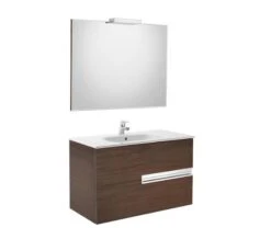 Roca Victoria-N Gloss White 800 X 565mm Vanity Unit Pack With Mirror And Spotlight -Burlington Shop M 2017 3 24 6 33 57 928