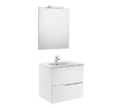 Roca Victoria-N Large 600 X 565mm Vanity Unit Pack With Mirror And Spotlight