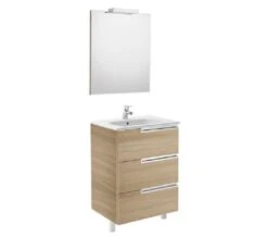 Roca Victoria-N Gloss White 700 X 740mm Vanity Unit Pack With Mirror And Spotlight -Burlington Shop M 2017 3 25 7 16 45 55