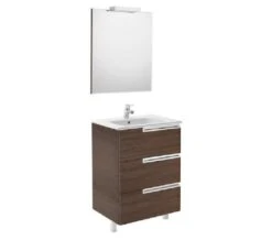 Roca Victoria-N Gloss White 700 X 740mm Vanity Unit Pack With Mirror And Spotlight -Burlington Shop M 2017 3 25 7 16 58 542