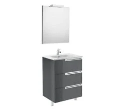 Roca Victoria-N Gloss White 700 X 740mm Vanity Unit Pack With Mirror And Spotlight -Burlington Shop M 2017 3 25 7 17 10 942