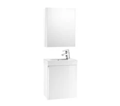 Roca Mini 450mm Vanity Unit With Basin And Mirror Cabinet -Burlington Shop M 2017 3 3 13 49 19 221