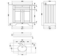 Hudson Reed Old London Floor Standing Vanity Unit And Basin With Marble Worktop -Burlington Shop M 2018 12 13 10 43 47 89