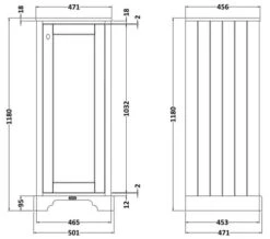 Hudson Reed Old London 1180mm Floor Standing Tall Boy Unit 9 Hudson Reed Old London 1180mm Floor Standing Tall Boy Unit -Burlington Shop M 2018 12 14 11 58 46 7