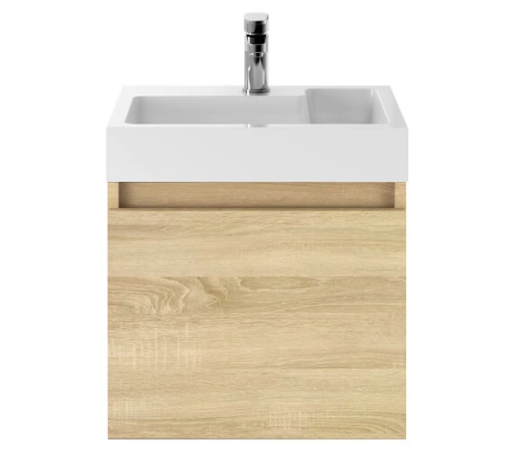 Nuie Merit Full Depth 505 X 360mm Single Door Vanity Unit And Basin 6 Nuie Merit Full Depth 505 X 360mm Single Door Vanity Unit And Basin - Image 4
