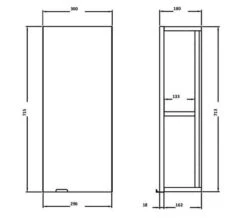 Hudson Reed Fusion 300 X 180mm Compact Wall-Hung Single Door Unit -Burlington Shop M 2018 4 16 11 7 28 229