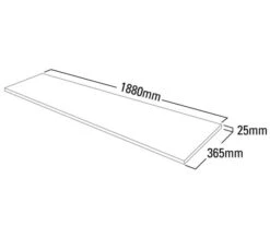 Roper Rhodes Hampton 1880mm Strata Solid Surface Worktop -Burlington Shop M 2018 5 26 7 45 14 145