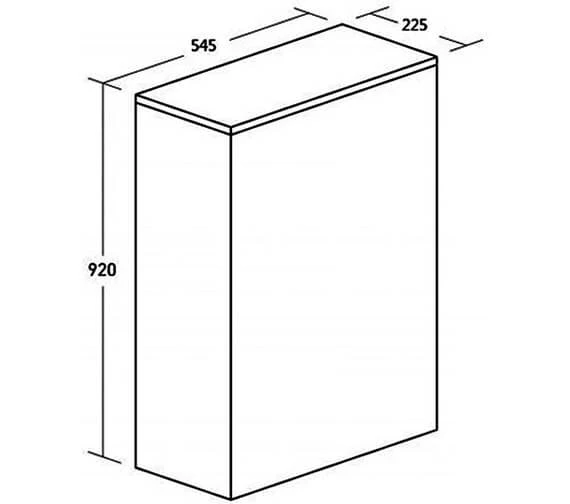 Crosswater 545mm Toilet Furniture Unit 5 Crosswater 545mm Toilet Furniture Unit - Image 3
