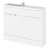 Hudson Reed Fusion 1100mm Compact Furniture Pack - Vanity And WC Unit With Basin