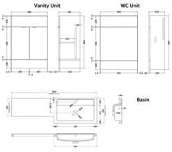 Hudson Reed Fusion 1200mm Full Depth Furniture Pack - Vanity And WC Unit With Basin 8 Hudson Reed Fusion 1200mm Full Depth Furniture Pack - Vanity And WC Unit With Basin -Burlington Shop M 2019 1 29 14 31 18 489