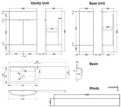 Hudson Reed Fusion 1200mm Full Depth Furniture Pack - Vanity And 2 Base Unit With Basin 7 Hudson Reed Fusion 1200mm Full Depth Furniture Pack - Vanity And 2 Base Unit With Basin -Burlington Shop M 2019 1 30 9 38 53 176