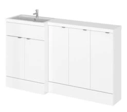 Hudson Reed Fusion 1500mm Full Depth Furniture Pack - Vanity With 3 Base Unit And Basin