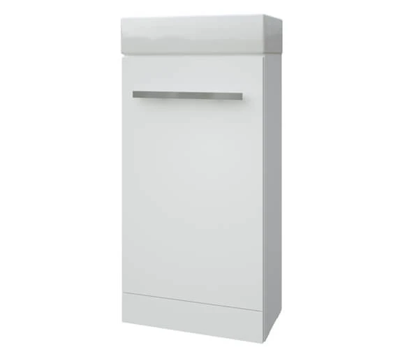 Kartell K-Vit Purity Floor Standing 400mm Cloakroom Vanity Unit With Basin 3 Kartell K-Vit Purity Floor Standing 400mm Cloakroom Vanity Unit With Basin