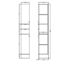 Hudson Reed Fusion Full Depth 300 X 1940mm Tall Boy Unit -Burlington Shop M 2019 2 11 9 18 44 280