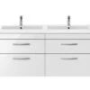 Nuie Athena 1205 X 390mm Wall Hung 4 Drawer Cabinet And Double Basin 1 Nuie Athena 1205 X 390mm Wall Hung 4 Drawer Cabinet And Double Basin -Burlington Shop M 2019 2 18 10 38 57 880