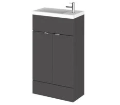 Hudson Reed Fusion 500mm Floor-Standing Slimline Vanity Unit And Basin -Burlington Shop M 2019 2 5 13 1 3 100