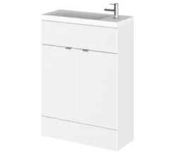 Hudson Reed Fusion 600mm Floor-Standing Slimline Vanity Unit And Basin
