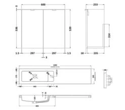 Hudson Reed Fusion 1200mm Wall Hung 4 Door Slimline Vanity Unit And Basin 22 Hudson Reed Fusion 1200mm Wall Hung 4 Door Slimline Vanity Unit And Basin -Burlington Shop M 2019 2 6 11 57 2 916