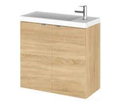 Hudson Reed Fusion 600mm Wall Hung 2 Door Slimline Vanity Unit And Basin -Burlington Shop M 2019 2 6 13 50 6 572