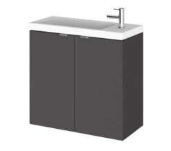 Hudson Reed Fusion 600mm Wall Hung 2 Door Slimline Vanity Unit And Basin -Burlington Shop M 2019 2 6 13 51 11 752