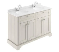 Hudson Reed Old London 1200mm Floor Standing Unit And Double Basin With Marble Top -Burlington Shop M 2019 3 18 14 38 0 594