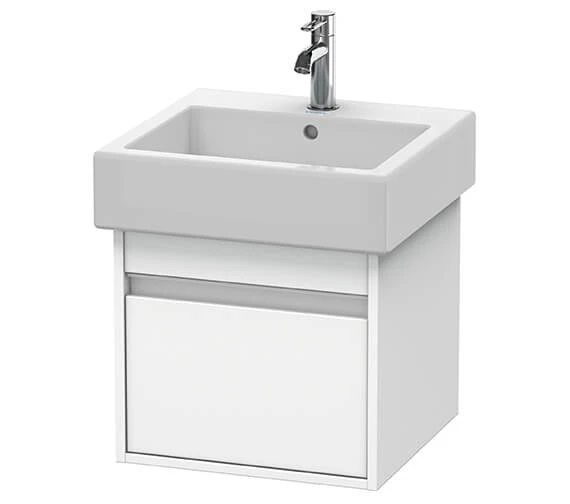 Duravit Ketho 440mm Depth 1 Drawer Wall Mounted Vanity Unit 4 Duravit Ketho 440mm Depth 1 Drawer Wall Mounted Vanity Unit - Image 2