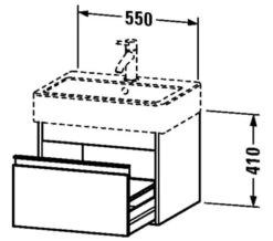 Duravit Ketho 440mm Depth 1 Drawer Wall Mounted Vanity Unit 20 Duravit Ketho 440mm Depth 1 Drawer Wall Mounted Vanity Unit -Burlington Shop M 2019 5 27 9 44 16 936