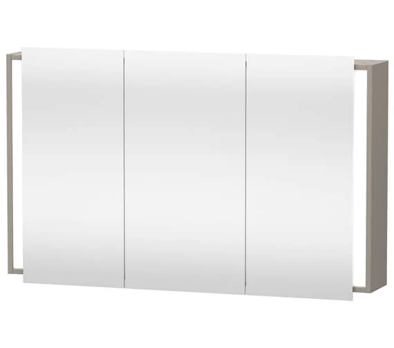 Duravit Ketho 1200 X 750mm 3 Door Mirror Cabinet 9 Duravit Ketho 1200 X 750mm 3 Door Mirror Cabinet - Image 7