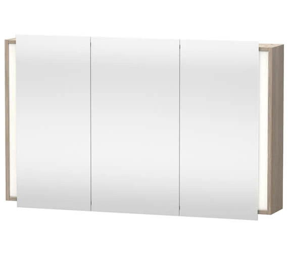 Duravit Ketho 1200 X 750mm 3 Door Mirror Cabinet 13 Duravit Ketho 1200 X 750mm 3 Door Mirror Cabinet - Image 11