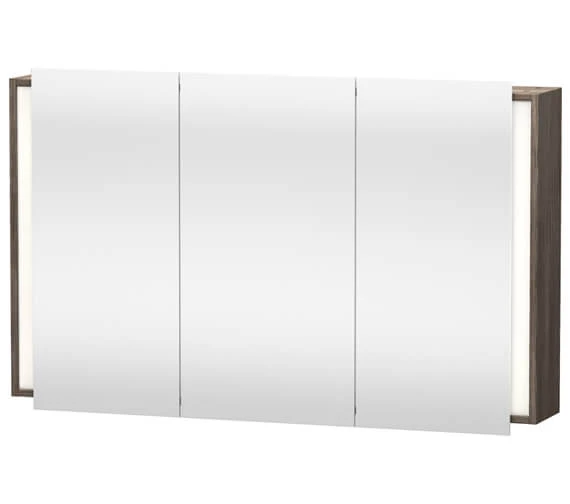 Duravit Ketho 1200 X 750mm 3 Door Mirror Cabinet 14 Duravit Ketho 1200 X 750mm 3 Door Mirror Cabinet - Image 12