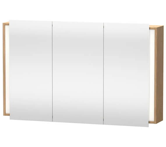 Duravit Ketho 1200 X 750mm 3 Door Mirror Cabinet 15 Duravit Ketho 1200 X 750mm 3 Door Mirror Cabinet - Image 13