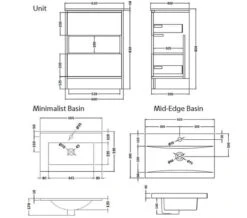 Hudson Reed Coast Floor Mounted Open Shelf Unit And Basin -Burlington Shop M 2019 5 8 7 29 23 48