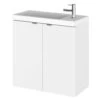 Hudson Reed Fusion 500mm Wall Hung 2 Door Slimline Vanity Unit And Basin -Burlington Shop M 2019 6 1 9 26 14 301