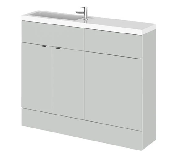 Hudson Reed Fusion 1100mm Compact Furniture Pack - Vanity And WC Unit With Basin 7 Hudson Reed Fusion 1100mm Compact Furniture Pack - Vanity And WC Unit With Basin - Image 5