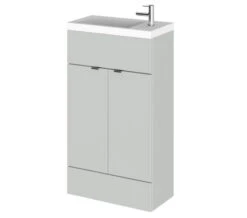 Hudson Reed Fusion 500mm Floor-Standing Slimline Vanity Unit And Basin -Burlington Shop M 2019 6 8 10 25 58 696