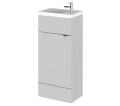 Hudson Reed Fusion 400mm Floor-Standing Slimline Vanity Unit And Basin -Burlington Shop M 2019 6 8 9 56 8 370