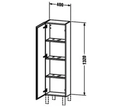 Duravit L-Cube 1320mm High 1 Door Cabinet 12 Duravit L-Cube 1320mm High 1 Door Cabinet -Burlington Shop M 2019 7 23 7 55 6 231