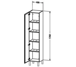 Duravit L-Cube 1760mm High 1 Door Cabinet -Burlington Shop M 2019 7 24 11 8 15 565