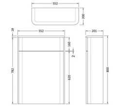 Hudson Reed Sarenna 550 X 200mm Back-To-Wall WC Unit -Burlington Shop M 2020 1 28 10 13 51 319