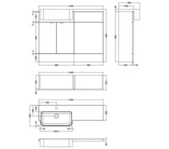 Hudson Reed Fusion Combination Furniture Pack - Vanity And WC Unit With Basin -Burlington Shop M700 2020 10 2 10 10 35 131