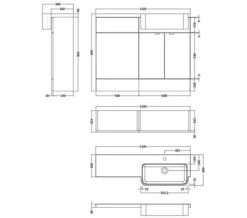 Hudson Reed Fusion Combination Furniture Pack - Vanity And WC Unit With Basin -Burlington Shop M700 2020 10 2 10 11 34 351
