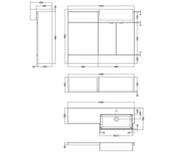 Hudson Reed Fusion Combination Furniture Pack - Vanity And WC Unit With Basin -Burlington Shop M700 2020 10 2 10 13 57 176