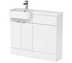 Hudson Reed Fusion Combination Furniture Pack - Vanity And WC Unit With Basin